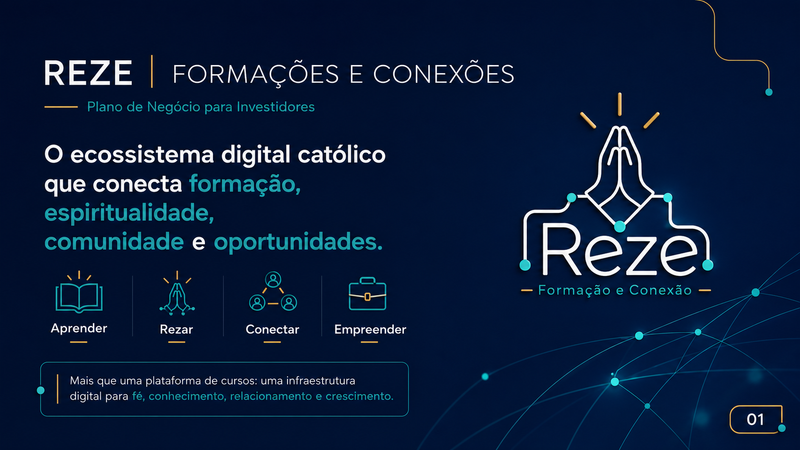 Slide 1: Reze - Plano de Negócio para Investidores